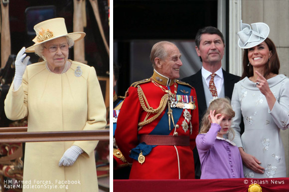 Queen & Prince Philip at Trooping the Colour 2012