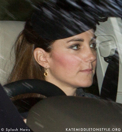 Kate heads to church while staying at the Balmoral estate