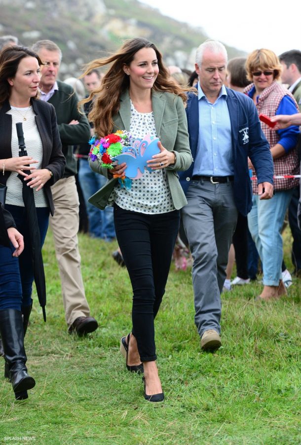 Kate Middleton wearing Gucci