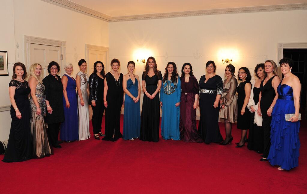 HRH The Duchess of Cambridge meets 100WHF Association and London Board members