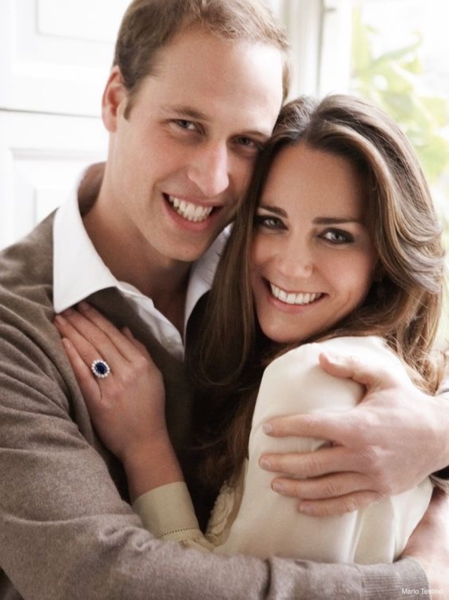 Prince William and Kate Middleton's Engagement Portrait