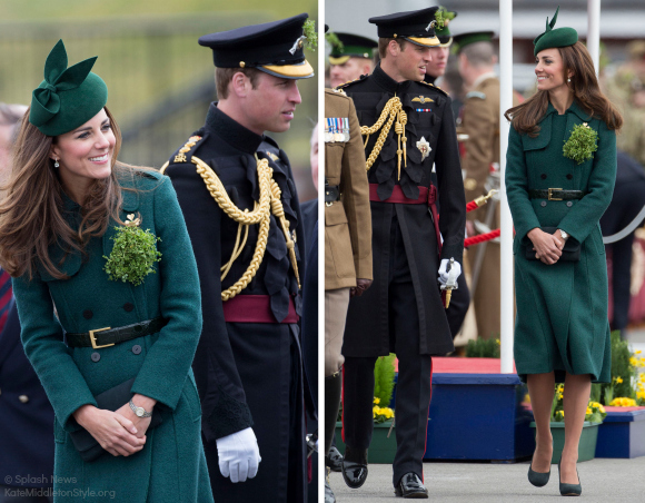 Both the Duke and Duchess of Cambridge Attended The St. Patrick's Day Parade