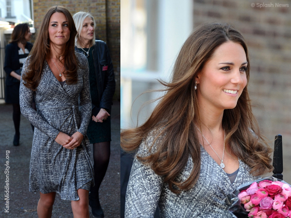 Kate wore this MaxMara dress while three months pregnant with baby George