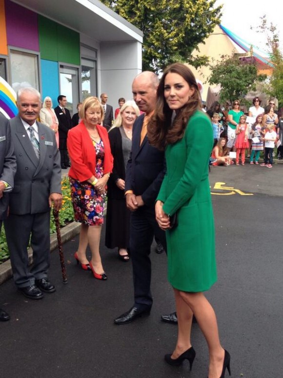 Kate visits the hospice. Photo courtesy of Governor-General of NZ @GovGeneralNZ