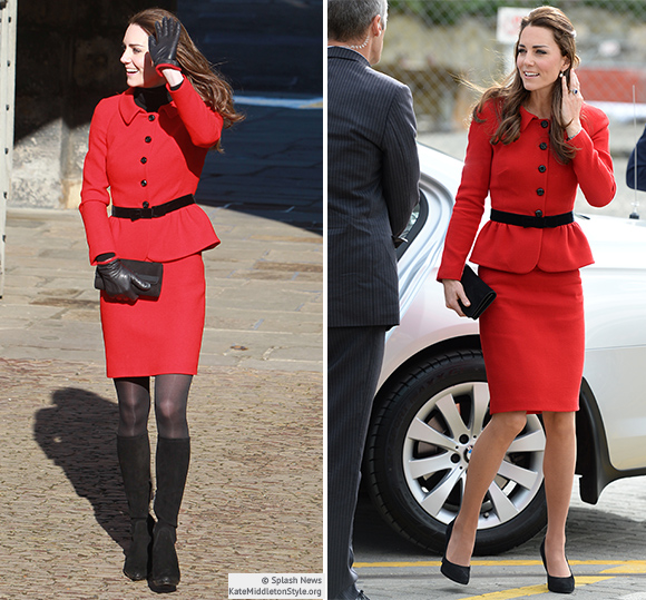 Kate Red Luisa Spagnoli Suit