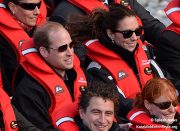 Kate and William in the Shotover Jet