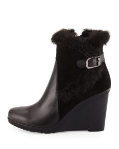 Aquatalia Natalie Wedge Booties