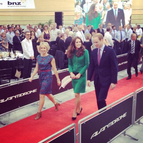 Royal couple open the Avantidrome.  Photo courtesy of Governor-General of NZ @GovGeneralNZ