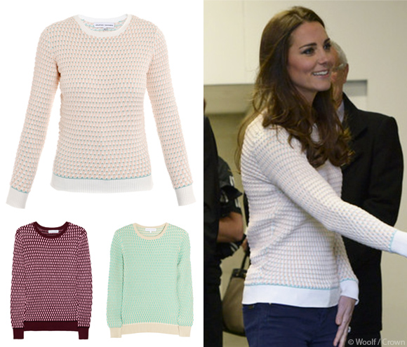 Kate's Jonathan Saunders oval knit sweater