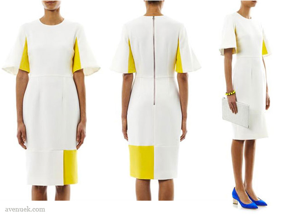 kate wore this Roksanda Ilincic dress in yellow