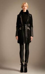 Odele Sheepskin Coat in Black