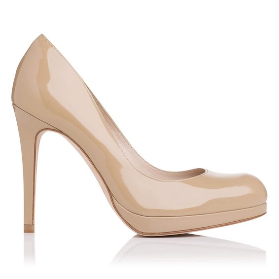 L.K. Bennett Sledge Patent Leather Platform Court Shoe