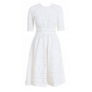 Kate Middleton’s Zimmermann Roamer Day Dress in White Broderie Anglaise