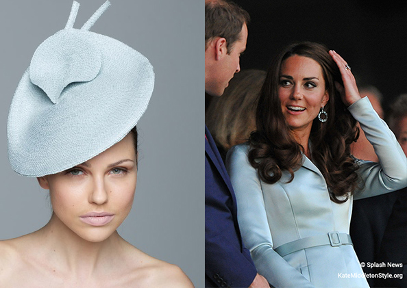 Kate attends Garter Day in blue Christopher Kane coat dress