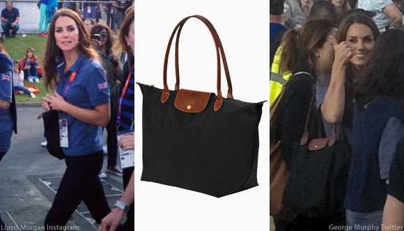 Longchamp Le Pliage Tote Bag Kate Middleton Style Blog