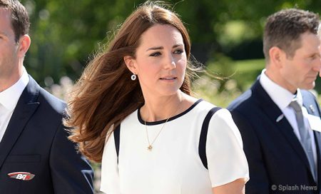 Kate In Nautical Dress For America's Cup Event at National Maritime Museum