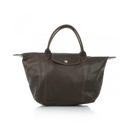 Longchamp Le Pliage Cuir Mini Croc-embossed Leather Top-handle Bag