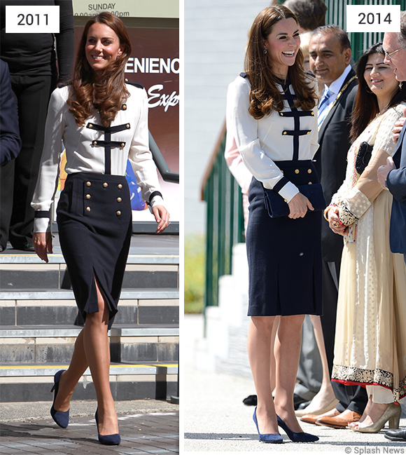 Kate in Alexander McQueen 2011 & 2014