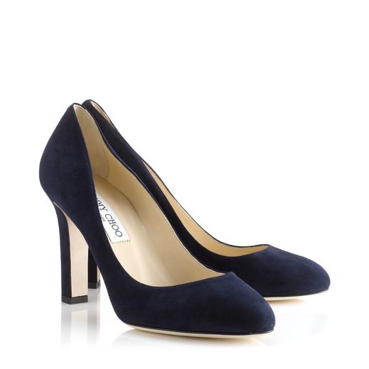 Jimmy Choo Georgia in Navy Suede