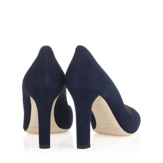 jimmy choo navy blue heels