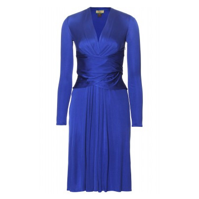 Blue Issa Wrap Dress