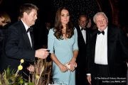 Duchess of Cambridge, Sir Michael Dixon and Sir David Attenborough