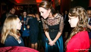 Kate wears Hobbs London as she chats with children at the Place2Be awards ceremony