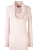 Pink Cowl Neck Tunic
