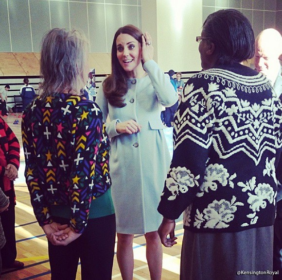 Kate visits Kensington Leisure Centre. Picture by Kensington Royal Instagram