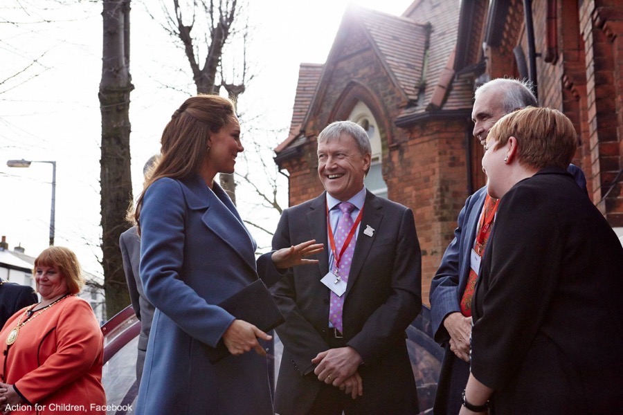 Kate Middleton visits an Action for Children centre in Smethwick