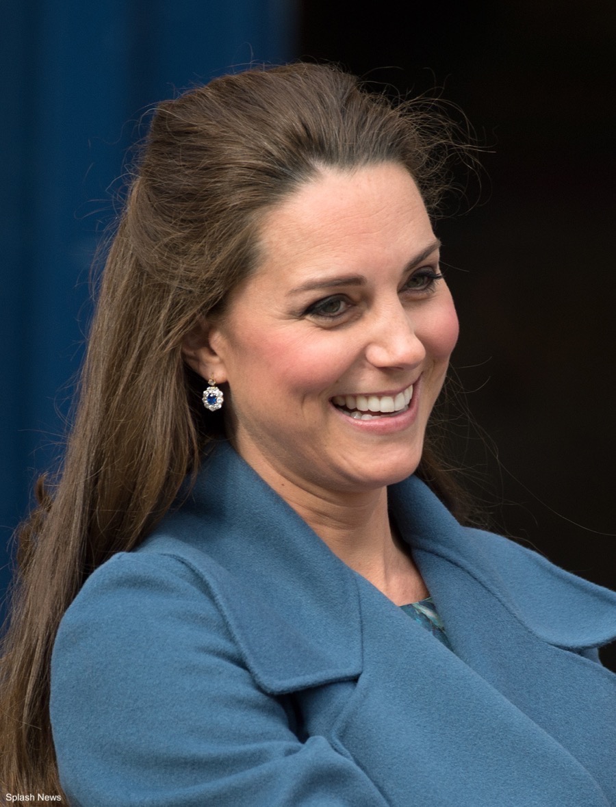 Kate Middleton's Diamond and Sapphire earrings