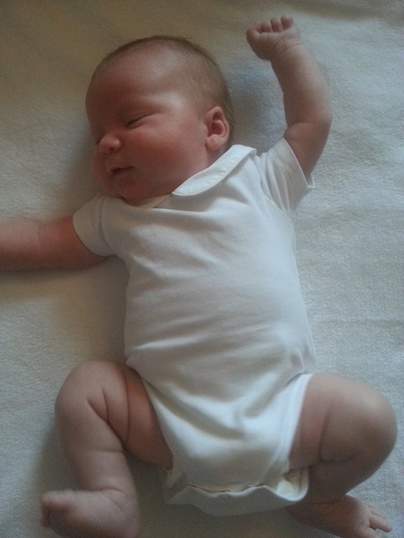 Tommy wearing Totters' Milo Body