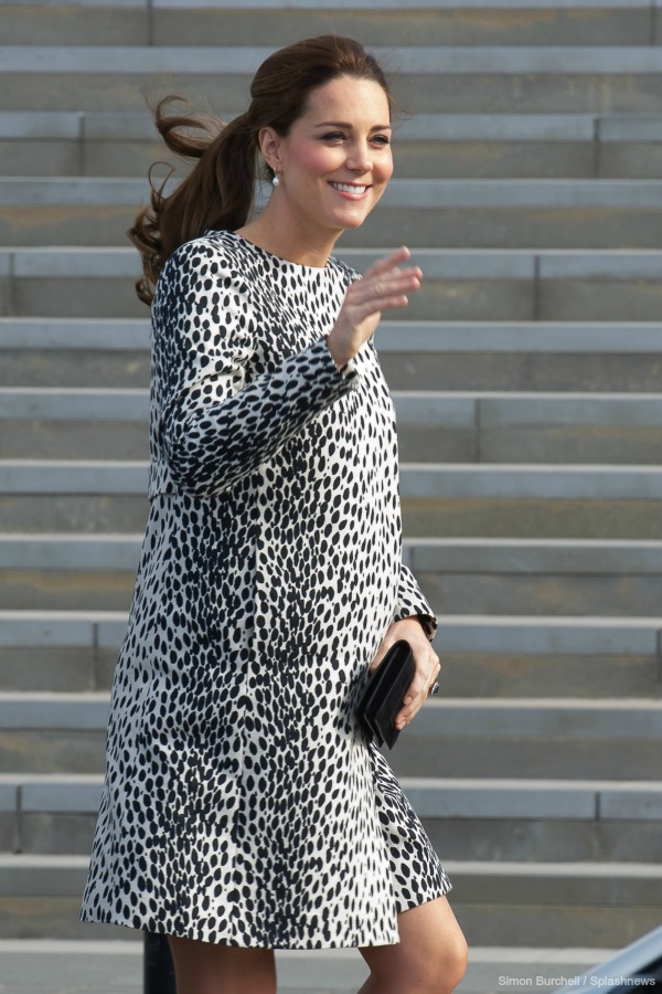 Kate Recycles Polka-Dot Dress—See the Pics!