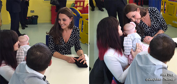 Kate meets a baby girl at home start