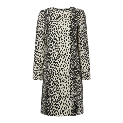 Dalmatian print outlet coat