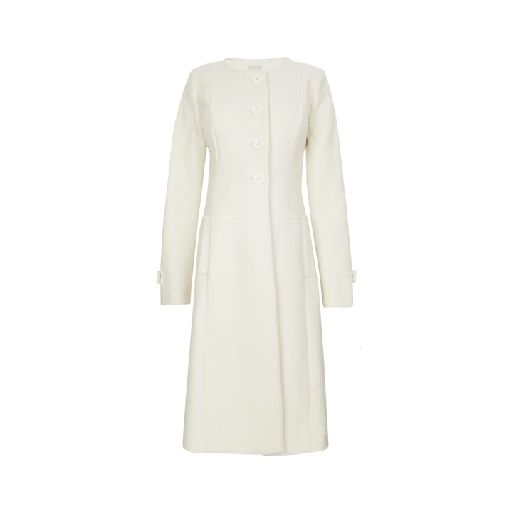 Kate Middleton's JoJo Maman Bébé cream princess line maternity coat