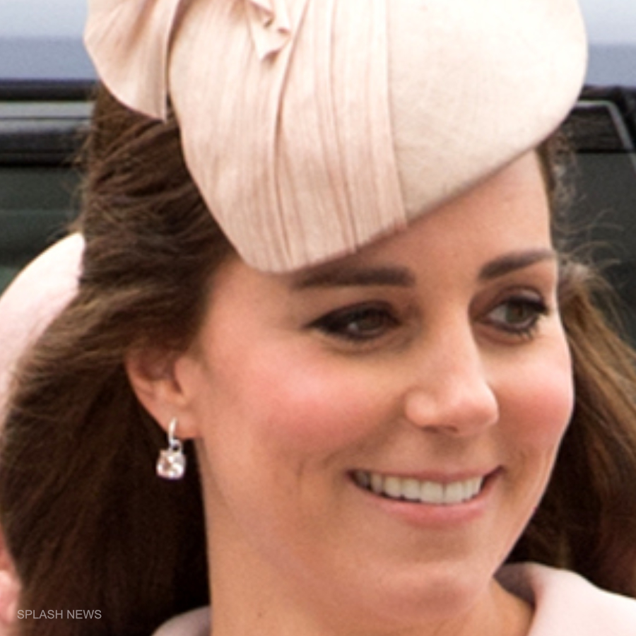 Kate Middleton's pink morganite Kiki McDonough earrings