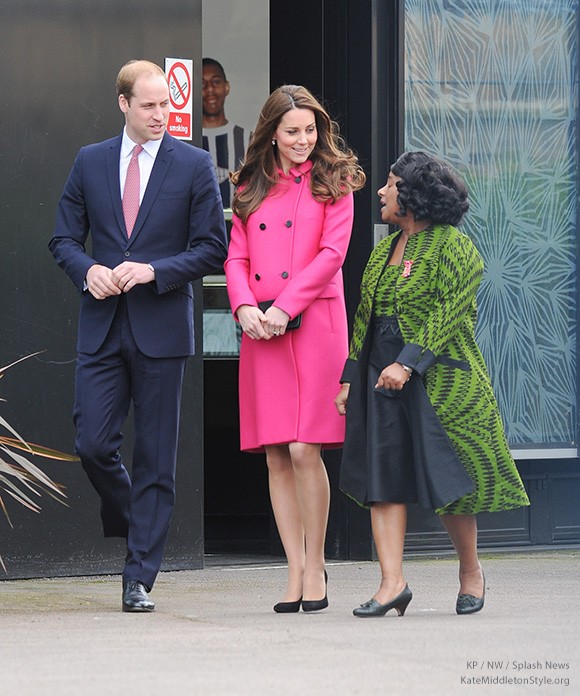 Prince William and the Duchess of Cambridge with Stephen Lawrence's mother