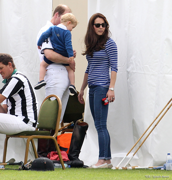 Duchess Kate dons sunglasses for polo match