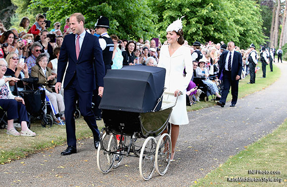 ***MANDATORY BYLINE TO READ INFPhoto.com ONLY***<BR /> Catherine, Duchess of Cambridge, Prince William, Duke of Cambridge, Princess Charlotte of Cambridge, Prince George of Cambridge, at the christening of Princess Charlotte of Cambridge at the church of St Mary Magdalene on the Sandringham Estate in King's Lynn, UK. <P> Pictured: Catherine, Duchess of Cambridge, Prince William, Duke of Cambridge, Princess Charlotte of Cambridge, Prince George of Cambridge, <B>Ref: SPL1071653  050715  </B><BR /> Picture by: INFphoto.com<BR /> </P><P>