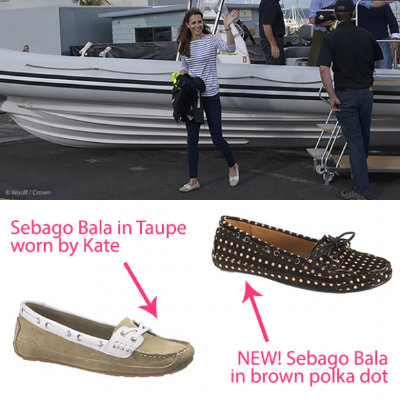 Kate Middleton wears Sebago Bala