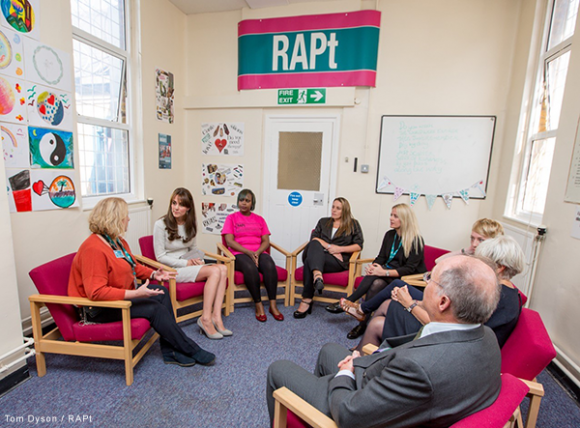 The Duchess of Cambridge visited Send Prison with charity RAPt