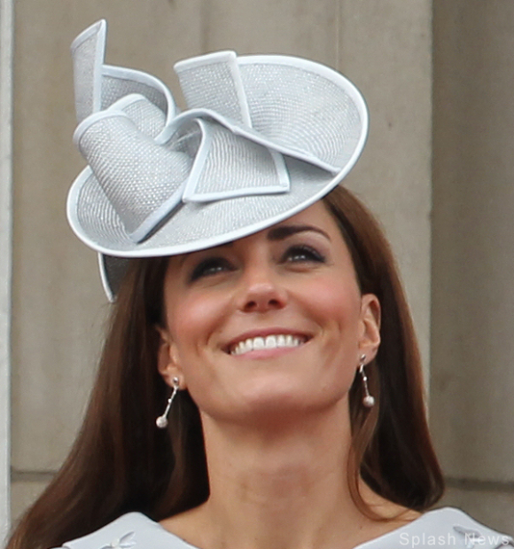 Kate Middleton Wearing The Links Of London Hope Egg Earrings