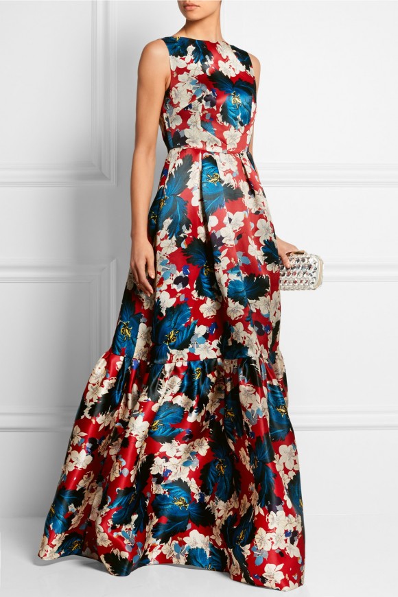 Erdem Alouette Silk Gown