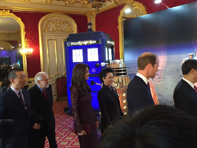 Duchess of Cambridge sees the Dr Who Tardis