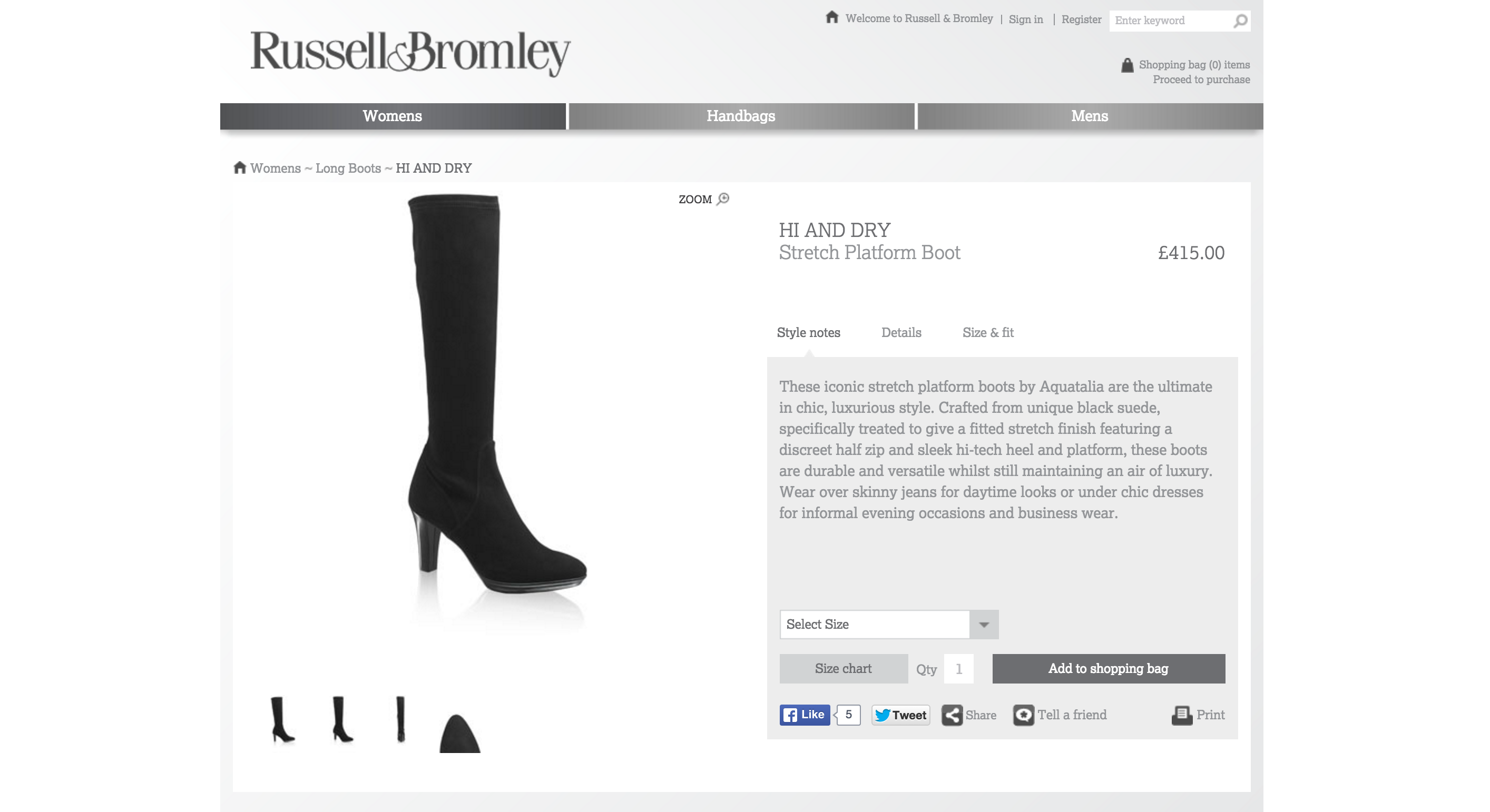 kate middleton russell and bromley boots