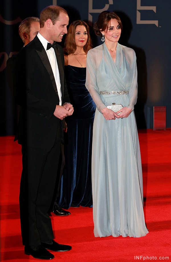William and Kate on the red carpet for Spectre premiere