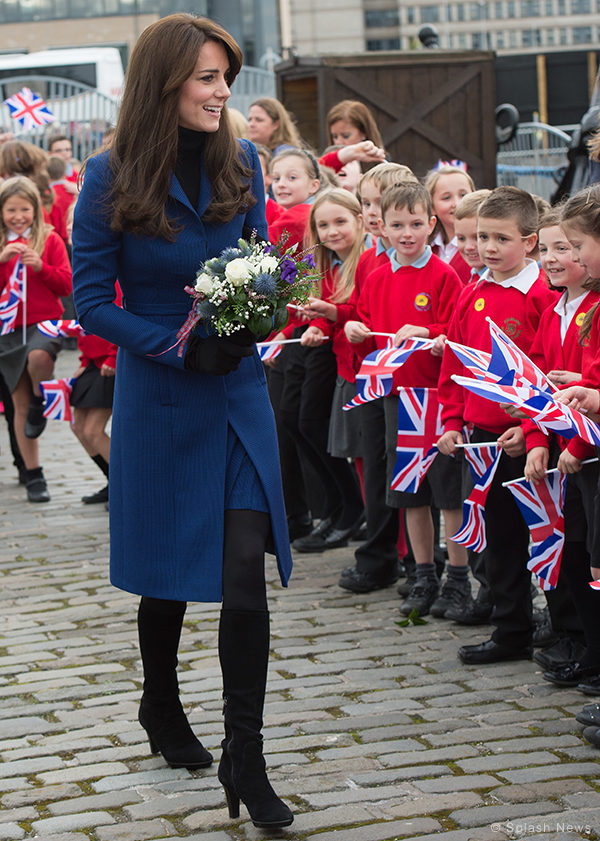 Duchess of Cambridge meets local children from Dunblane school