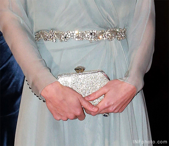 Kate Middleton carries Jenny Packham's Casa bag