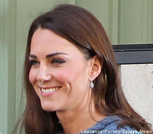 Kate Middleton Wearing The Links Of London Hope Egg Earrings